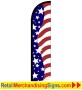 Swooper Banner Flag Kit 11.5' Patriotic Stars Stripes (Windless)